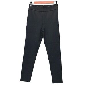 Alexander Wang Women's L Jogger Pants Black Elastic Waist‎ Slim Tapered Designer